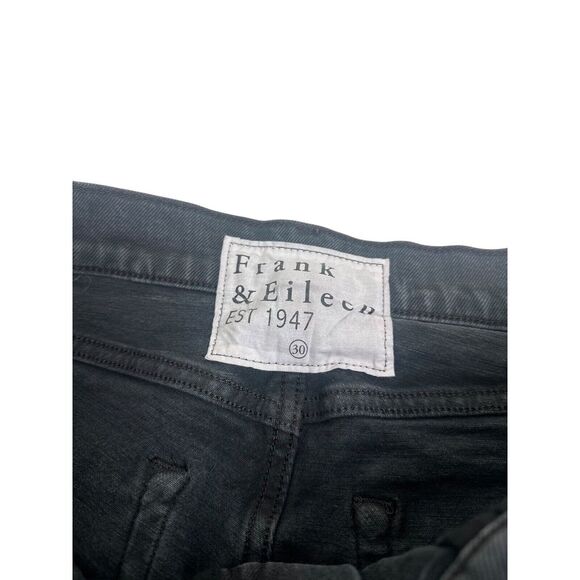 Frank & Eileen Cork The Everyday High Waist Straight Leg Jeans Worn Black sz 30 - Picture 5 of 12
